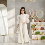 بلوز کراپ شلوار پالازو مدل ماه نور - Image 2