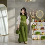 بلوز کراپ شلوار پالازو مدل ماه نور - Image 4