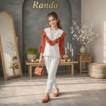 ست شومیز شلوار شیک بچگانه مدل مهدیس - Image 5