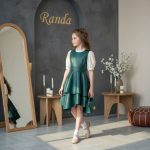 ست شومیز پیراهن پیش‌بندی مدل فارس - Image 6