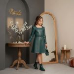 پیراهن چرم دخترانه مدل پارس