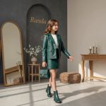 کت و شومیز و دامن چرم مدل پرنسس - Image 7