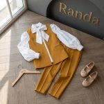ست جلیقه شلوار دخترانه مدل شمع - Image 6