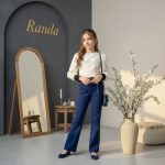 ست بلوز شلوار شیک بچگانه مدل شانه - Image 5