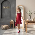 شومیز پیراهن بچگانه شیک و مجلسی مدل پرستو - Image 2