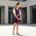 جلیقه و دامن شیک دخترانه مدل نقش - Image 3