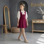 جلیقه و دامن شیک دخترانه مدل نقش - Image 6
