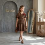 شومیز دامن دخترانه مدل تلاطم - Image 9