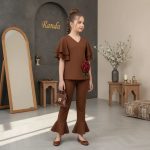 شومیزشلوار شیک بچگانه مدل دالان - Image 4
