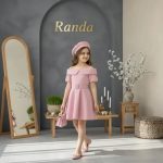 پیراهن شیک و مجلسی بچگانه مدل صنم