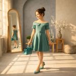پیراهن شیک و مجلسی بچگانه مدل صنم - Image 7