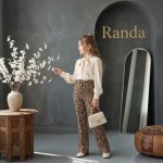 شومیز و شلوارپلنگی به همراه کمربند - Image 3