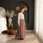 بلوز دامن بچگانه شیک و مجلسی هورا - Image 2