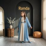 شنل و پیراهن بچگانه بلند طرحی خاص مدل ناجی - Image 8