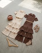 ست شومیز شلوار تابستانه دخترانه مدل آترین - Image 6
