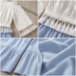 بلوز شلوار ساحلی مدل بنفشه - Image 6