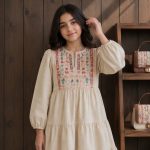 پیراهن مجلسی محرمی بچگانه مدل رخشین - Image 13