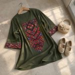 پیراهن طرح سنتی راشین بانو - Image 5