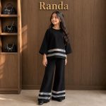 ست شومیز شلوار دخترانه آستین کیمونو مدل طراوت - Image 4