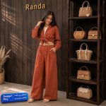 شومیز شلوار تابستانه جلو گره ای مدل مهرینا - Image 7