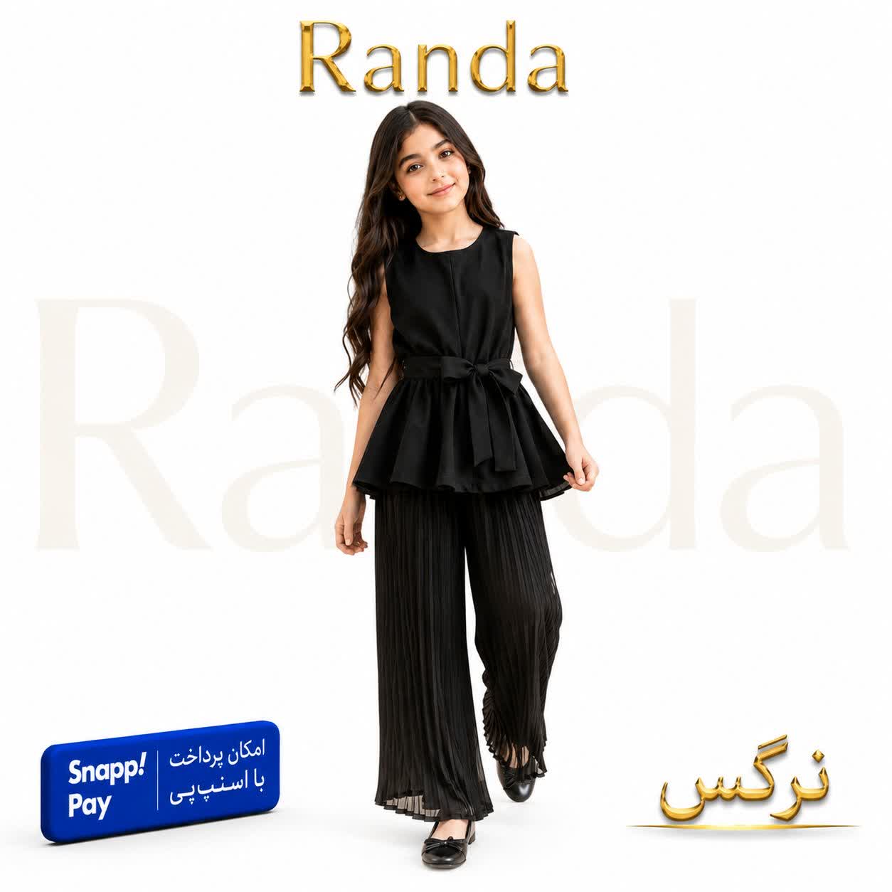 narges ست شومیز شلوار پلیسه دخترانه مدل نرگس - Image 1